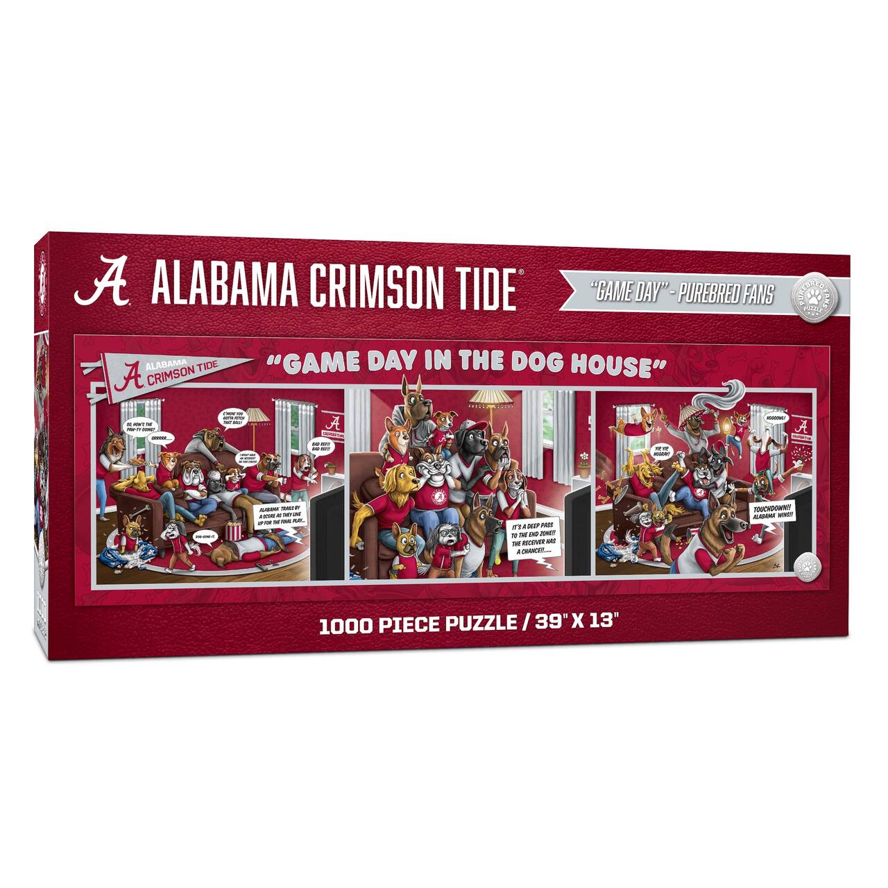 College Game Day in the Dog House 1,000 Piece Puzzle